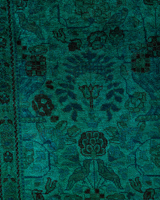 Fine Vibrance, One-of-a-Kind Hand-Knotted Area Rug  - Blue, 6' 2" x 9' 2"