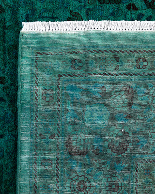 Fine Vibrance, One-of-a-Kind Hand-Knotted Area Rug  - Blue, 6' 2" x 9' 2"