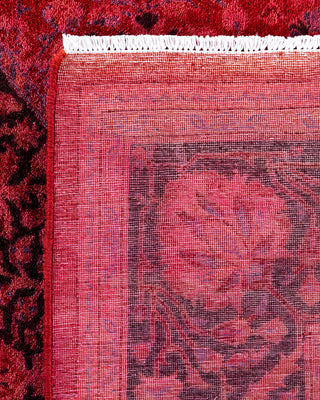 Overdyed Hand-Knotted Pink Area Rug 5' 1" x 7' 8"