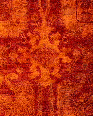 Vibrance, One-of-a-Kind Hand-Knotted Runner Rug  - Orange, 2' 6" x 17' 7"