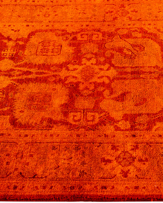 Vibrance, One-of-a-Kind Hand-Knotted Runner Rug  - Orange, 2' 6" x 17' 7"