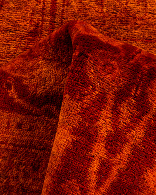 Vibrance, One-of-a-Kind Hand-Knotted Runner Rug  - Orange, 2' 6" x 17' 7"