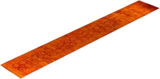 Vibrance, One-of-a-Kind Hand-Knotted Runner Rug  - Orange, 2' 6" x 17' 7"