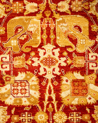 Traditional Hand Knotted Red Runner 2' 7" x 12' 2"