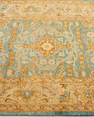 Traditional Hand Knotted Blue Runner 2' 5" x 11' 4"