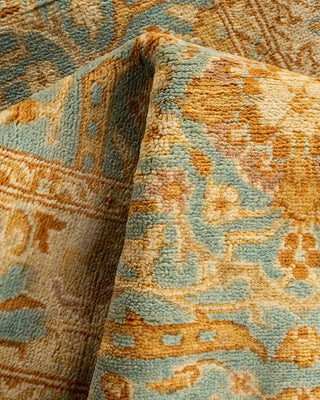 Traditional Hand Knotted Blue Runner 2' 5" x 11' 4"