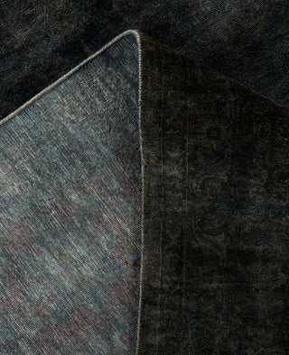 Overdyed One-of-a-Kind Wool Gray Area Rug 9' 1" x 11' 8"