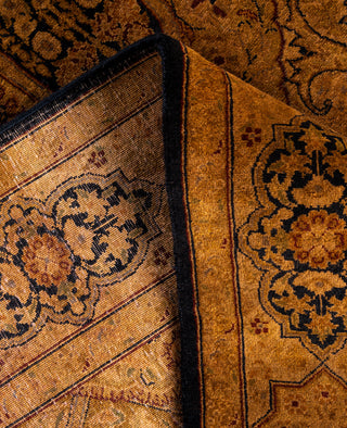 Overdyed Hand-Knotted Wool Modern-Contemporary Brown Area Rug 4' 8" x 7' 6"