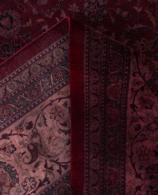 Overdyed One-of-a-Kind Wool Pink Area Rug 12' 4" x 17' 0"