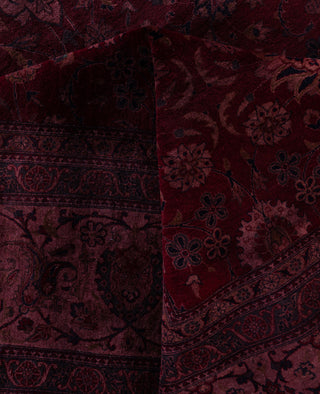 Overdyed One-of-a-Kind Wool Pink Area Rug 12' 4" x 17' 0"