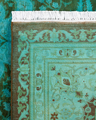 Fine Vibrance, One-of-a-Kind Hand-Knotted Area Rug  - Blue, 8' 1" x 10' 7"