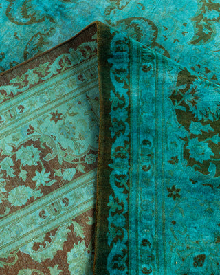 Fine Vibrance, One-of-a-Kind Hand-Knotted Area Rug  - Blue, 8' 1" x 10' 7"
