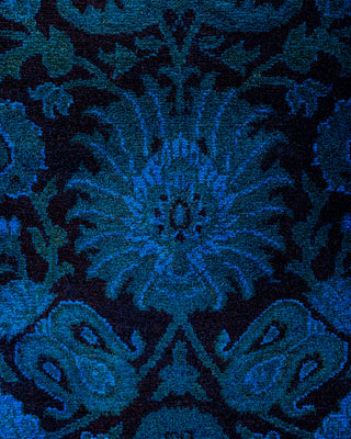 Fine Vibrance, One-of-a-Kind Hand-Knotted Runner Rug  - Blue, 2' 7" x 17' 6"