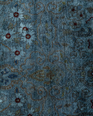 Fine Vibrance, One-of-a-Kind Hand-Knotted Area Rug  - Gray, 6' 1" x 6' 1"