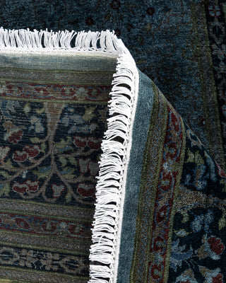 Fine Vibrance, One-of-a-Kind Hand-Knotted Area Rug  - Gray, 6' 1" x 6' 1"