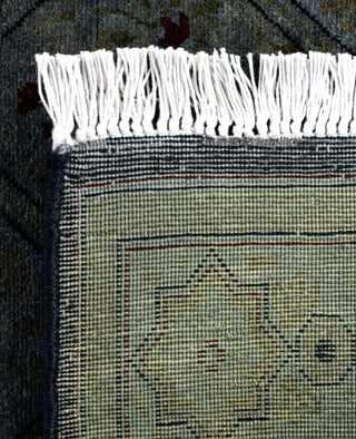 Overdyed One-of-a-Kind Wool Gray Area Rug 2' 1" x 3' 7"