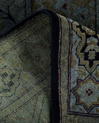Overdyed One-of-a-Kind Wool Gray Area Rug 2' 1" x 3' 7"