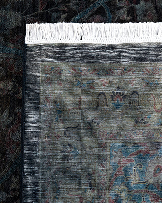 Overdyed Hand-Knotted Black Area Rug 10' 4" x 14' 2"
