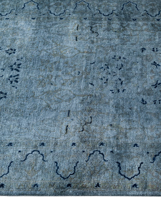 Overdyed One-of-a-Kind Wool Gray Runner 2' 6" x 21' 3"