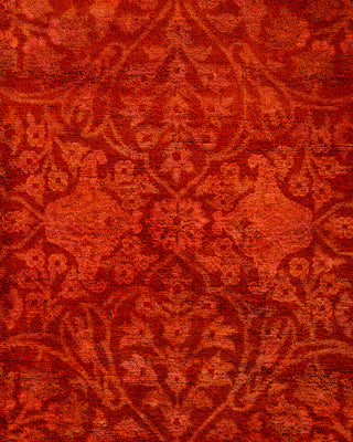 Contemporary Fine Vibrance Orange Wool Runner - 2' 8" x 22' 9"