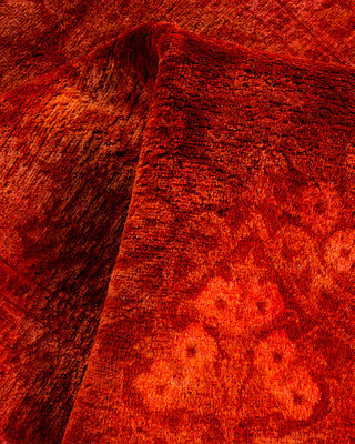 Contemporary Fine Vibrance Orange Wool Runner - 2' 8" x 22' 9"