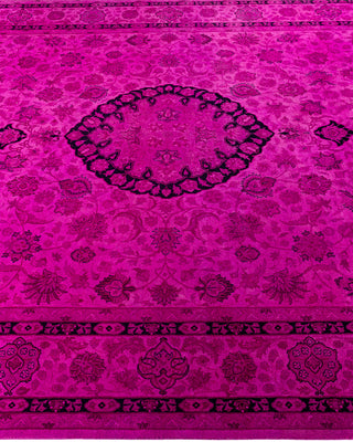 Fine Vibrance, One-of-a-Kind Hand-Knotted Area Rug  - Pink, 8' 0" x 10' 3"