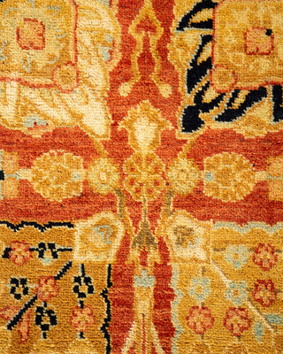 Traditional Hand Knotted Red Area Rug 4' 7" x 5' 10"