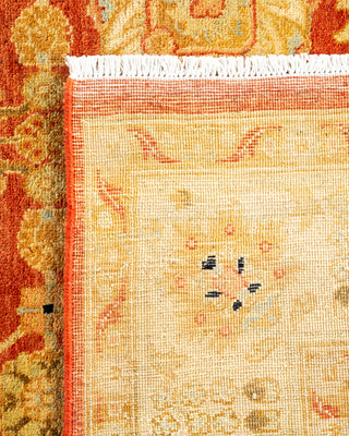 Traditional Hand Knotted Red Area Rug 4' 7" x 5' 10"