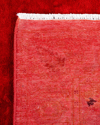 Overdyed Hand-Knotted Pink Area Rug 4' 2" x 6' 3"