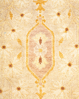 Traditional Hand Knotted Ivory Runner 2' 7" x 14' 2"