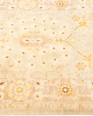 Traditional Hand Knotted Ivory Runner 2' 7" x 14' 2"