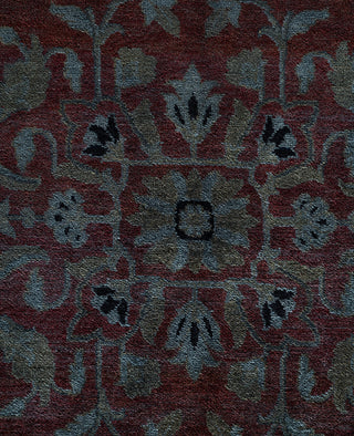Overdyed One-of-a-Kind Wool Gray Area Rug 12' 0" x 18' 0"