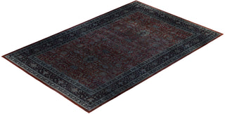 Overdyed One-of-a-Kind Wool Gray Area Rug 12' 0" x 18' 0"