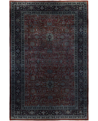 Overdyed One-of-a-Kind Wool Gray Area Rug 12' 0" x 18' 0"