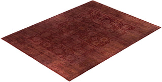 Overdyed One-of-a-Kind Wool Pink Area Rug 11' 10" x 15' 9"