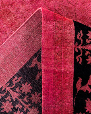Overdyed Hand-Knotted Pink Area Rug 10' 1" x 13' 6"