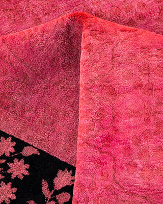 Overdyed Hand-Knotted Pink Area Rug 10' 1" x 13' 6"