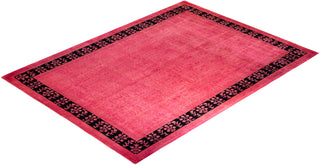 Overdyed Hand-Knotted Pink Area Rug 10' 1" x 13' 6"