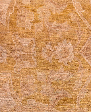 Overdyed One-of-a-Kind Wool Beige Area Rug 10' 3" x 13' 8"