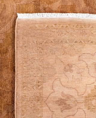 Overdyed One-of-a-Kind Wool Beige Area Rug 10' 3" x 13' 8"