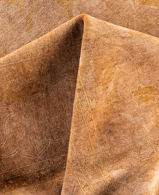 Overdyed One-of-a-Kind Wool Beige Area Rug 10' 3" x 13' 8"