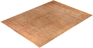 Overdyed One-of-a-Kind Wool Beige Area Rug 10' 3" x 13' 8"