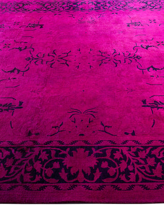 Fine Vibrance, One-of-a-Kind Hand-Knotted Area Rug  - Pink, 6' 1" x 9' 3"