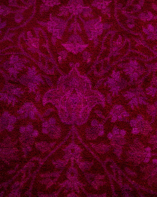 Fine Vibrance, One-of-a-Kind Hand-Knotted Runner Rug  - Red, 2' 7" x 23' 4"