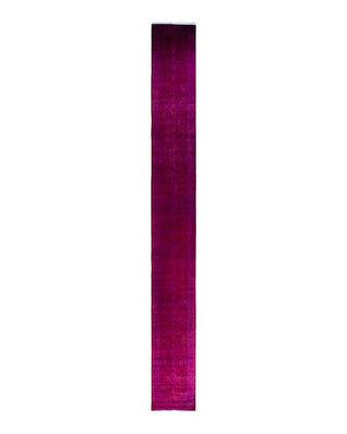 Fine Vibrance, One-of-a-Kind Hand-Knotted Runner Rug  - Red, 2' 7" x 23' 4"