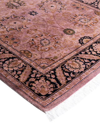 Overdyed Hand-Knotted Wool Modern-Contemporary Purple Runner 3' 0" x 8' 1"