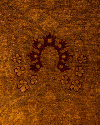 Fine Vibrance, One-of-a-Kind Hand-Knotted Runner Rug  - Brown, 3' 0" x 10' 8"