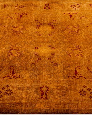 Fine Vibrance, One-of-a-Kind Hand-Knotted Runner Rug  - Brown, 3' 0" x 10' 8"