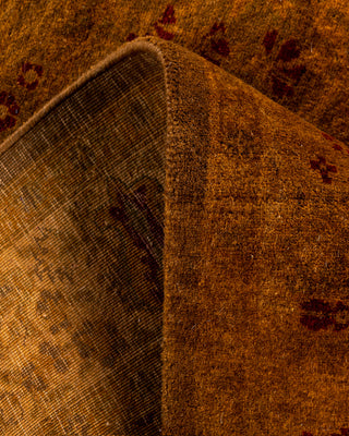 Fine Vibrance, One-of-a-Kind Hand-Knotted Runner Rug  - Brown, 3' 0" x 10' 8"