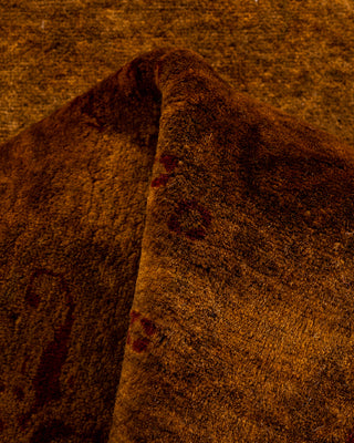 Fine Vibrance, One-of-a-Kind Hand-Knotted Runner Rug  - Brown, 3' 0" x 10' 8"